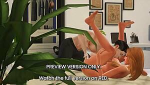 Movie Premiere Preview in 3D Hentai Style