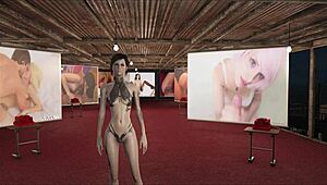 Fallout 4 porn fashion with cute brunette in 3D hentai action