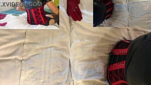 the tale of cumshots landing on my latex corset