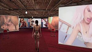 Fallout 4 porn fashion with cute brunette in 3D hentai action