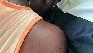 sucking that sweaty monster cock on a scorching hot day