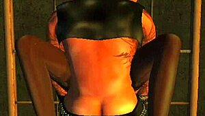 Secondlife Bound Bondage Sex With Tied Up Action.