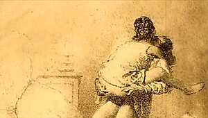 Just stumbled upon this old-school erotic drawing today.