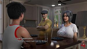 The Golden Boy 28 - Fingering My Step Granny in Hentai Action.