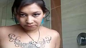 Latina Danabarzagli Touches Herself Alone With Small Waist And Big Ass.