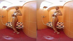 karol lilien is hot for your cock in the shower and in the room
