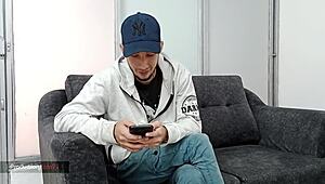 Latina gives blowjob and gets creampie