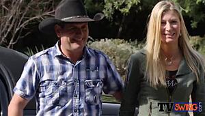 swinger couples gettin’ naked real slow, oops