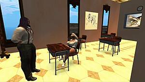 Intense Classroom Fucking Lesson