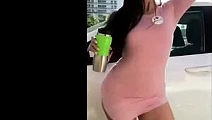 Dancing Hot Girls Perform Energetic Moves in Group Setting