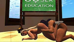 Intense Classroom Fucking Lesson