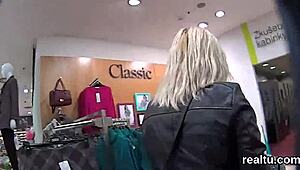 Can this czech cutie resist supermarket seduction?