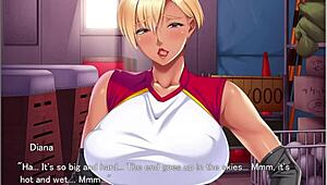 hey, that kasshoku bitch gets wet tity fucked in hentai ep1 😏