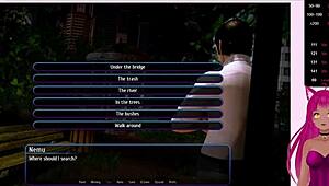 lewdneko plays harem hotel part 4, fucking maid anally in the game.