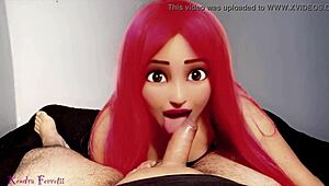 hentai, the horny latina girlfriend, lets a stranger fuck her hard.