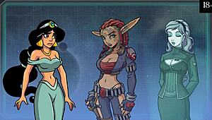 Star Channel 34 gameplay with petite milf in action