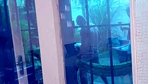 I filmed my cuckold neighbor watching his latina wife get her big ass fucked by huge penises