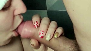 I say, 'I love serving this big dick.'