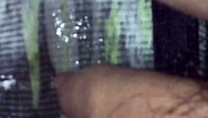 i piss in my underwear and pour blue soap on his cock