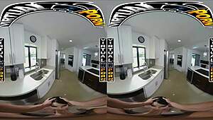 Virtual Porn - Cleaning Dishes While Getting Dirty With Valerica Steele