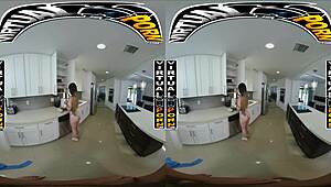 Virtual Porn - Cleaning Dishes While Getting Dirty With Valerica Steele