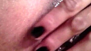 I'm touching my wet pussy and loving it!