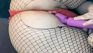 i'm stripping off my panties and thong for christmas, clothes ripping.