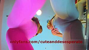 Wow! Isabela and Valery Dance with Thick Camel Toes!