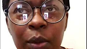 ebony milf slut teases solo in steamy amateur clip