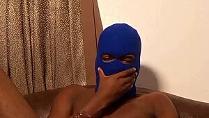 He shows off his impressive size confidently.