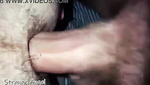 Hairy bottom gay amateur pounded hard in anal missionary pov by lover's big cock