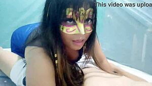 i enter stepsister's bed for blowjob and intense fuck