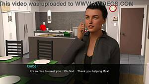 Teen in sexy outfit nurses back to pleasure in hentai game.