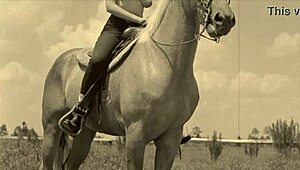 Willst du vintage Fotze im wilden Outdoor Doggy bent over sehen?