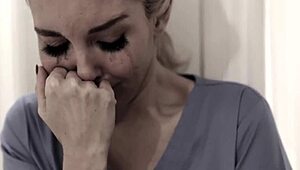 Mid-massage creep eats her out, she freaks on AdultTiming! 😱