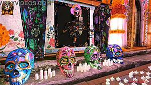 latina teen crygirl teases with tight pussy in hot panties.