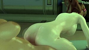 They started with deep kisses before intense banging in this 3D futa cartoon. Rule 34 comes alive with raw pussy action.