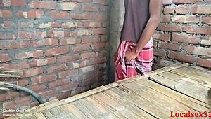 Wow, check this pink bra panty village wife getting wild with a huge cock in official localsex31 video!