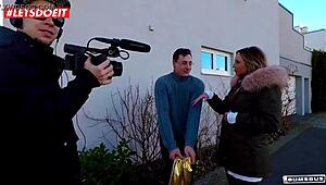 German Teen Kim Davis Craves Hard Action in Bums-Bus