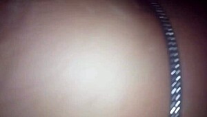 horny orgasm with latina neighbor's ass