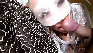 Agac Samantha Gets Wrapped In Plastic And Forced Into Rough Acts.