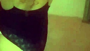 horny orgasm with latina neighbor's ass
