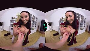 Naughty Book Fantasy Turns Into Wild Brunette POV Action. Dare To Watch This Hardcore Reality?