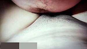 Milf Tetona Drives His Cock Hard as Iron