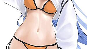 Minah blackmails you with hentai jerk off instructions