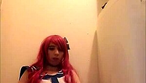 Solo Trap Jerks Off and Swallows Own Cum