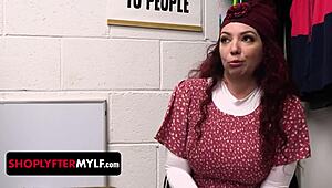 ค้นช่องคลอดละเอียดเจอของขโมย ยุติธรรมลงโทษหนักด้วย shoplyfter mylf