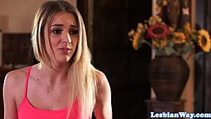 Beautiful lesbian scissors babe before hot 69