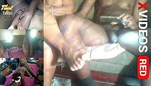 Thot in Texas Bends Over for Ebony MILF Doggy