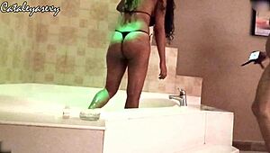 Latina gets fucked by photographer in jacuzzi photoshoot